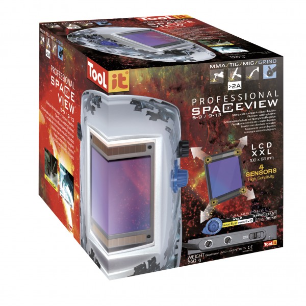 Сварочная маска LCD SPACEVIEW 5-9/9-13 GYS 040717